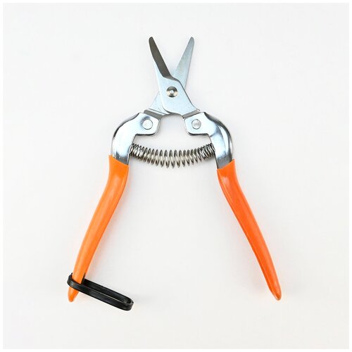 Ножницы садовые ручные / сучкорез / садовый инструмент механический (оранжевый)