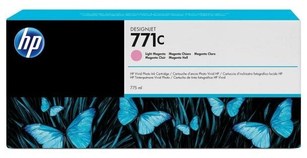 Струйный картридж HP B6Y11A №771С светло-пурпурный для HP Designjet Z6200