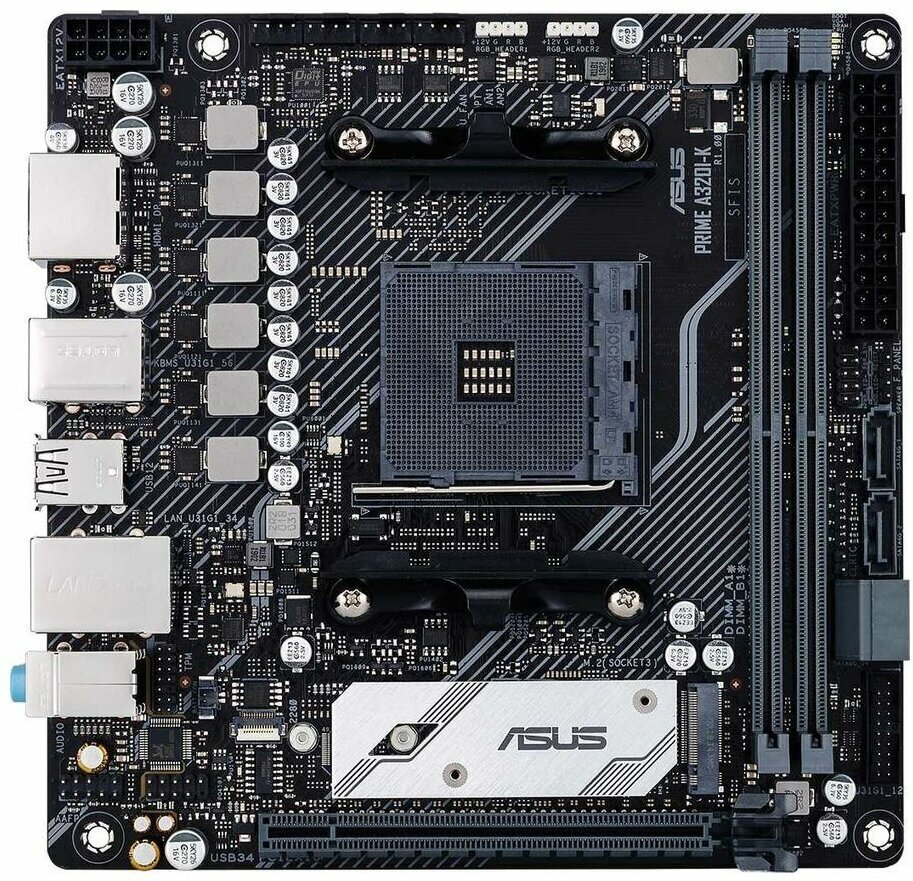 Asrock Материнская плата ASUS PRIME A320I-K