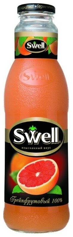 Сок Swell / Свелл грейпфрут 0,75 л (6 штук)