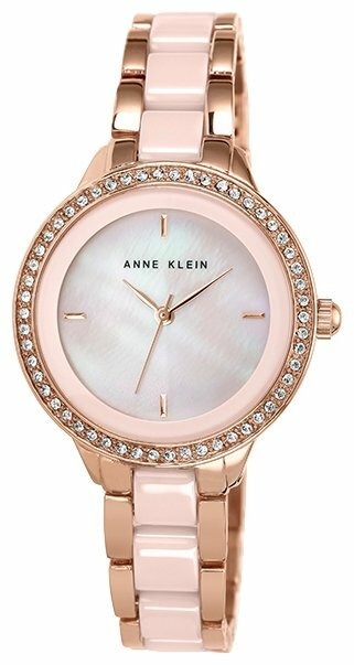 Наручные часы ANNE KLEIN 1418RGLP, золотой, розовый