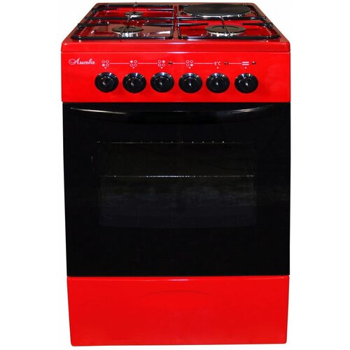 Комбинированная плита Лысьва ЭГ 13г01 МС-2у вишневая без крышки 2249900₽