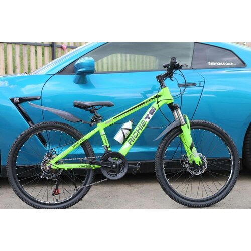 Велосипед алюминиевый 24 Richiesto зеленый подростковыйвзрослыйженскиймужской 1699900₽