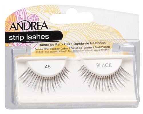 Andrea Ресницы Mod Strip Lashes 45, черный