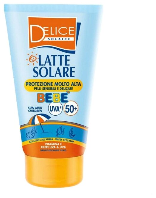Солнцезащитное молочко для детей Delice Solaire SPF-50, 100 мл