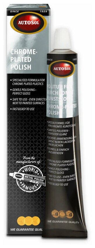 Autosol полироль для хромированного пластика M1 Cleaning Polish for Chrome Plated Plastics — фото 1