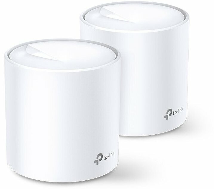 Wi-Fi роутер TP-Link Deco X60 AX3000 Mesh (2-Pack), white