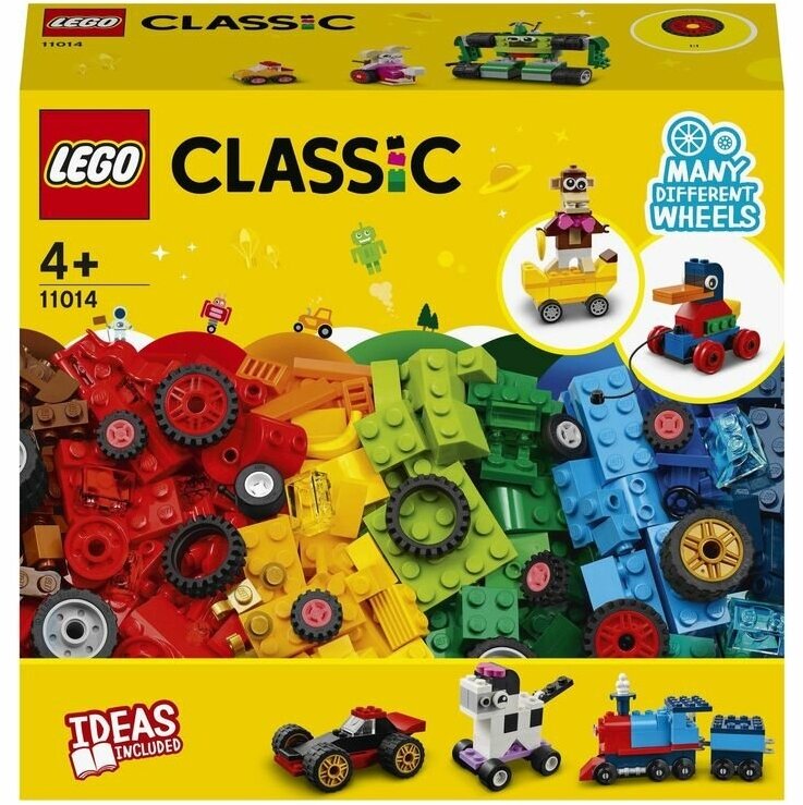 LEGO Classic Конструктор Кубики и колёса, 11014