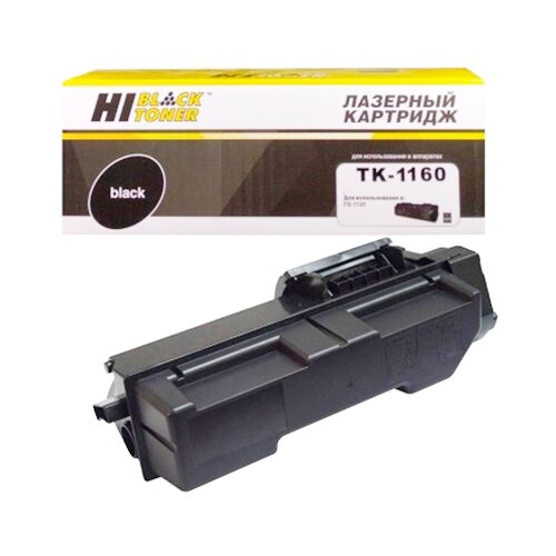 Картридж Hi-Black HB-TK-1160, 7200 стр, черный t2 tk 1160 тонер картридж tc k1160 для kyocera p2040dn p2040dw 7200 стр с чипом