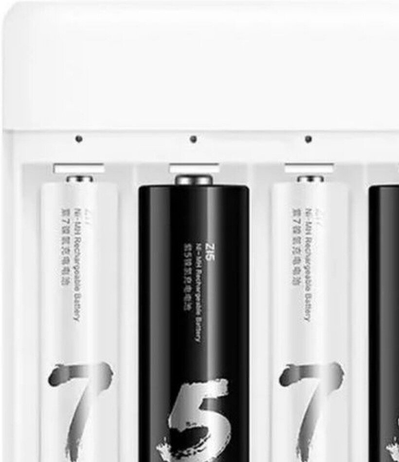 Аккумуляторные батарейки Xiaomi ZI5 Ni-MH Rechargeable Battery (HR6-AA) - фото №4