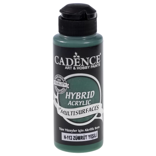 Акриловая краска Cadence Hybrid Acrylic Paint. Emerald Green-H113