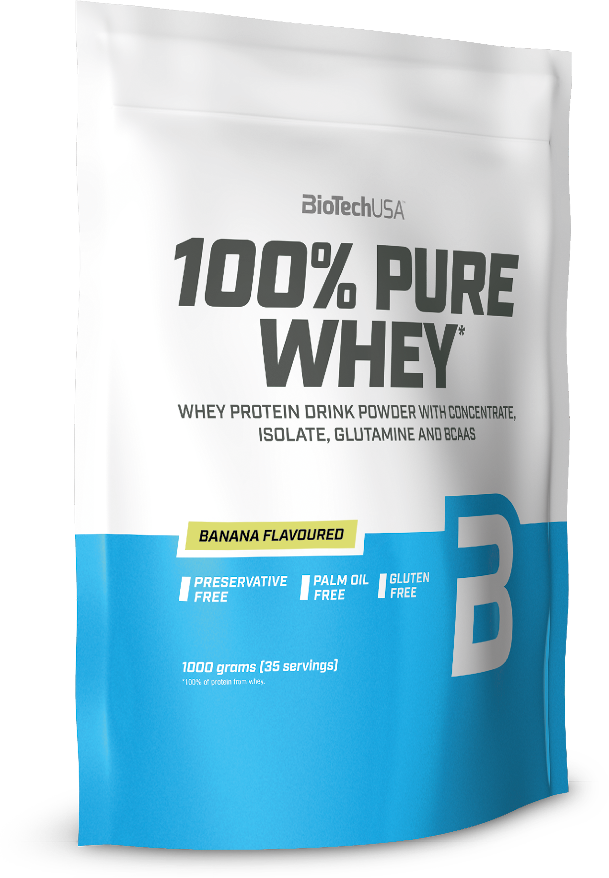 BioTechUSA 100% Pure Whey 1000 гр., банан