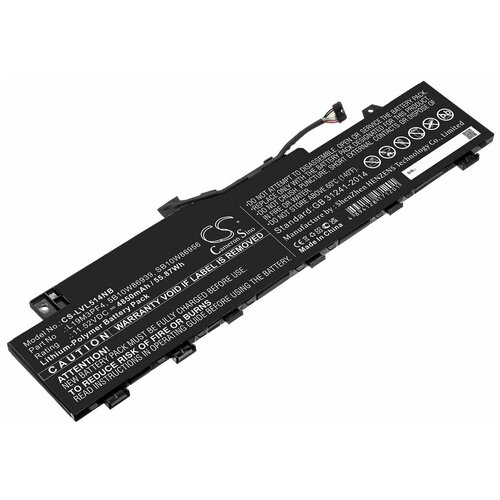 Аккумулятор для ноутбуков Lenovo IdeaPad 5 14, Lenovo IdeaPad 5 14ARE05, Lenovo IdeaPad Slim 5, (L19C3PF3, L19M3PF4), 4850мАч