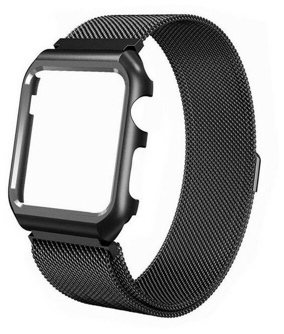 Ремешок для Apple Watch USAMS US-ZB073 Nylon Loop Strap 38/40/41mm черный