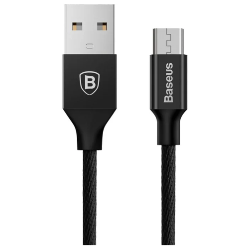 фото Кабель Baseus Yiven USB - microUSB (CAMYW) 1 м black