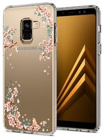 Чехол Spigen Liquid Crystal для Samsung Galaxy A8 (590CS22750) blossom nature