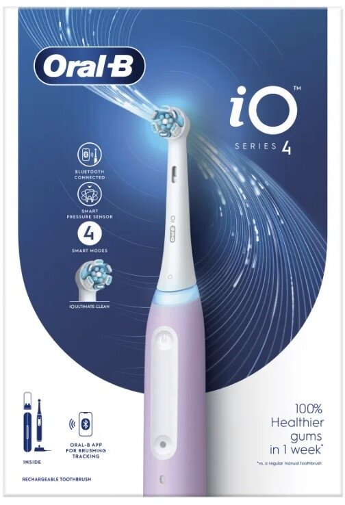 Зубная щётка электрическая Oral-b iO Series 4 I0G4.1A6.1DK с футляром EU