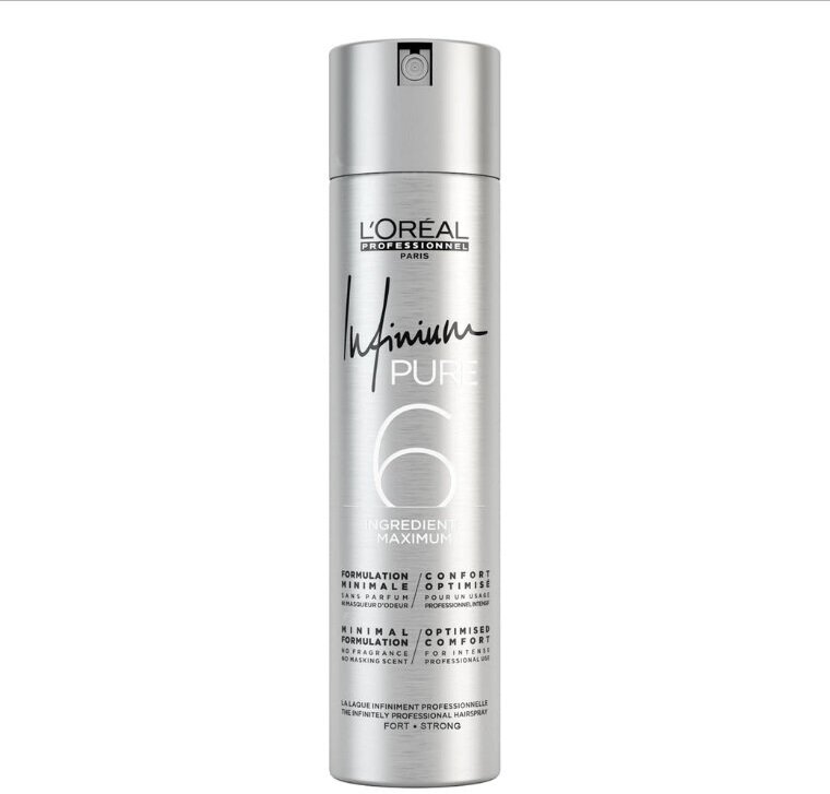 Loreal Professionnel Infinium Pure Strong - Лореаль Инфиниум Пюр Лак для волос сильной фиксации, 300 мл -