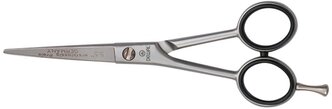 Прямые ножницы парикмахерские DEWAL Pro Basic Step 288/5,5 5.5", серебристый/черный