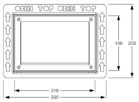 Рамка кнопки MEPA Type I 421900 белый