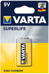 Батарейка VARTA SUPERLIFE 9V Крона, 1 шт.