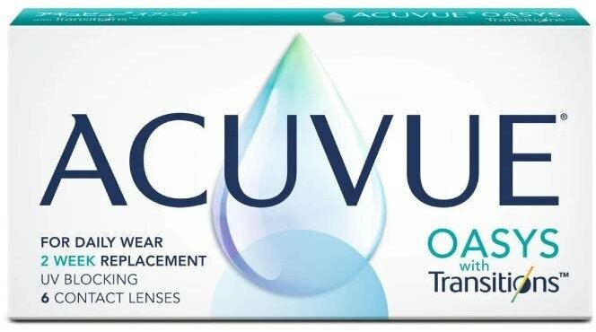   Acuvue Oasys with Transitions 6 pk R 8,4, D -5,75