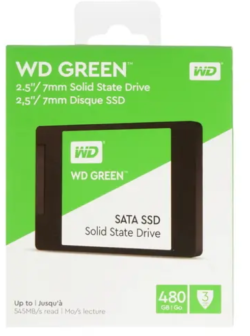 Твердотельный накопитель Western Digital WD Green SATA 480 ГБ SATA WDS480G3G0A - фотография № 5