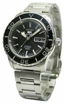 Наручные часы SEIKO 5 Sports, черный