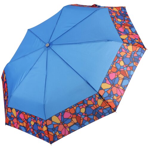 Мини-зонт FABRETTI, голубой мини зонт fabretti голубой
