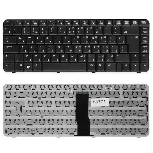 Клавиатура для ноутбука HP G50 Compaq Presario CQ50 Series Г-образный Enter Черная без рамки PN NSK-H5401 9JN8682401 1414₽