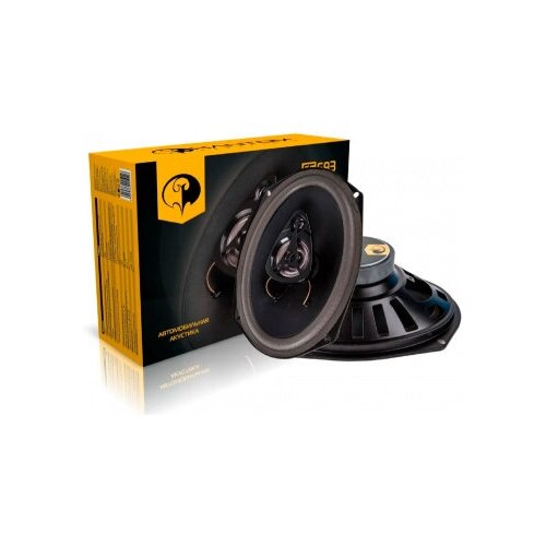 Колонки автомобильные Phantom MS 693 без решетки 200Вт 93дБ 4Ом 16x23см 6x9дюйм ком2кол коаксиальные трехполосные 315000₽