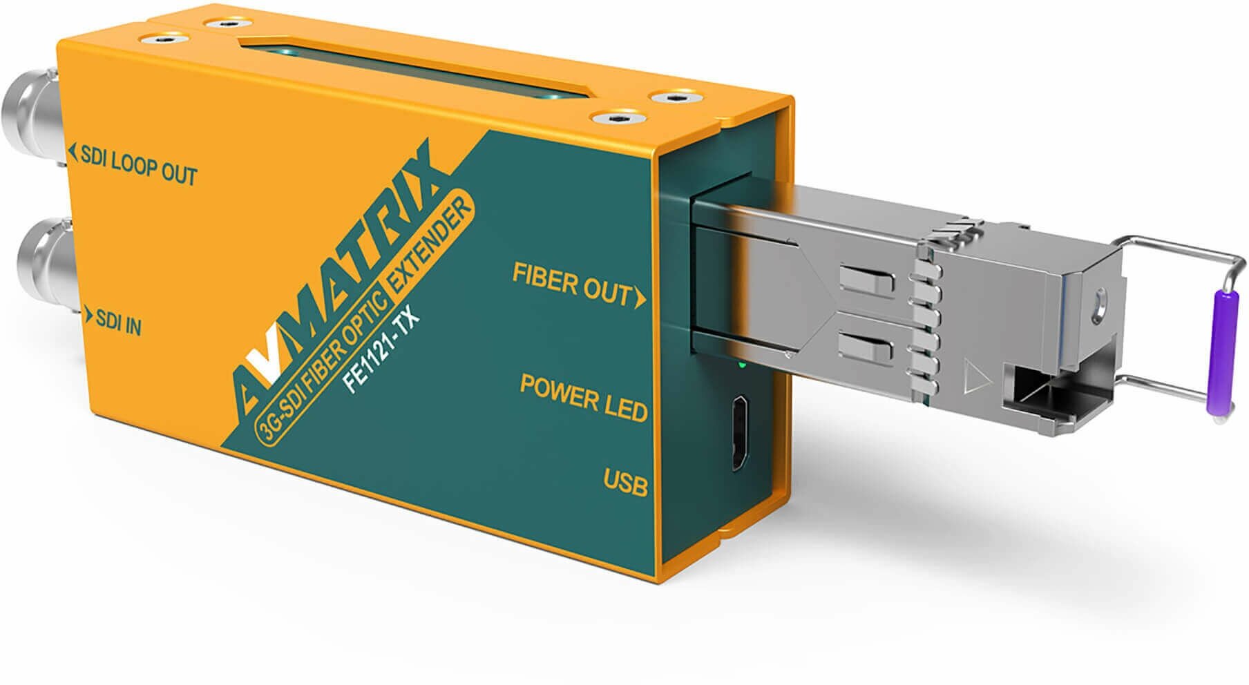 Волоконно-оптический удлинитель AVMATRIX FE1121 3G-SDI 20км — фото 1