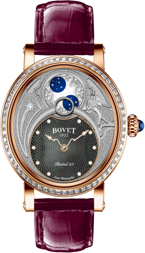 Наручные часы Bovet, коричневый, бордовый