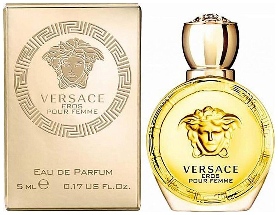 Versace парфюмерная вода Eros pour Femme, 5 мл