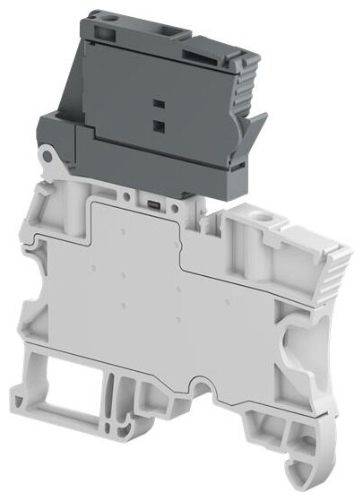 Клемма ZS4-SF Держатель предохранителя 5x20мм, 5x25мм серый, 4мм кв. TYCO ABB