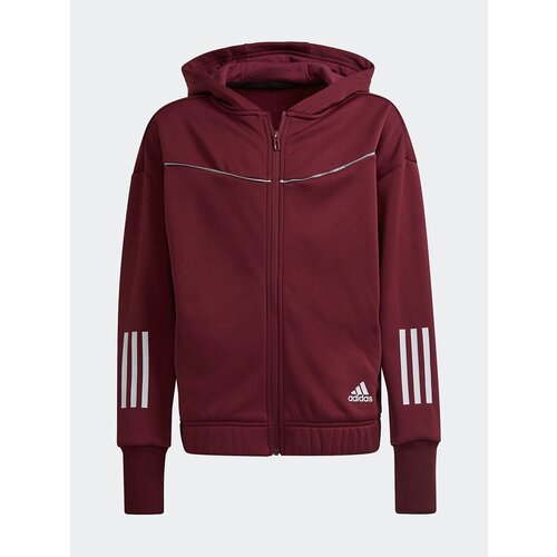 фото Худи дет. спорт. gv2027/adidas/(g xfg w fz hd)/victory crimson/white/размер 152