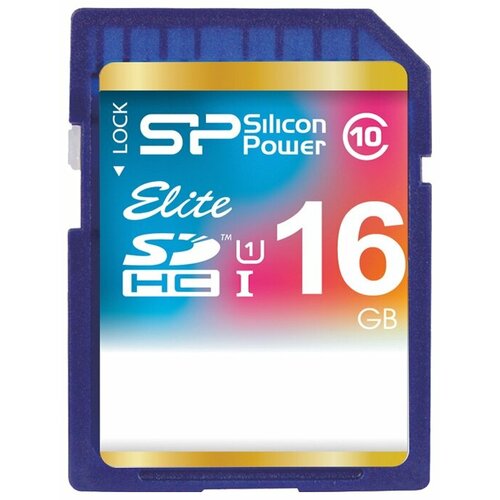 Карта памяти Silicon Power ELITE SDHC UHS Class 1 Class 10 32 GB, чтение: 40 MB/s, запись: 15 MB/s