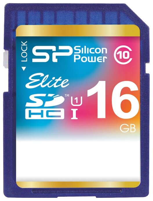 Флеш карта SD 16GB Silicon Power Elite SDHC Class 10 UHS-I