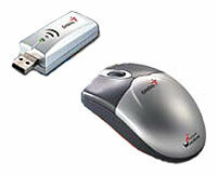 Беспроводная компактная мышь Genius Wireless WebScroll+ NBEye Grey USB