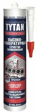 фото Герметик TYTAN Professional силиконовый высокотемпературный Красный 280 мл