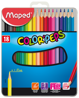 Maped Цветные карандаши Color Peps 18 цветов, металлическая коробка (832015)