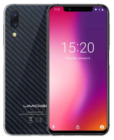 Смартфон UMIDIGI One Pro 4/64Gb, Carbon Fiber (black)