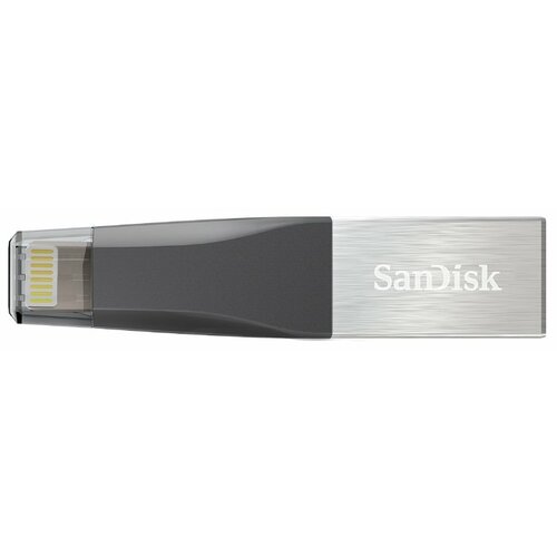 фото Флешка SanDisk iXpand Mini 32GB черный / серебристый