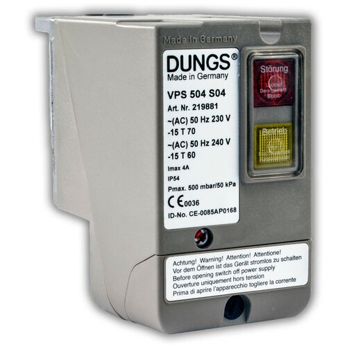 Блок проверки герметичности DUNGS VPS 504 S04 арт.219881 блок контроля герметичности dungs vps 504 s04