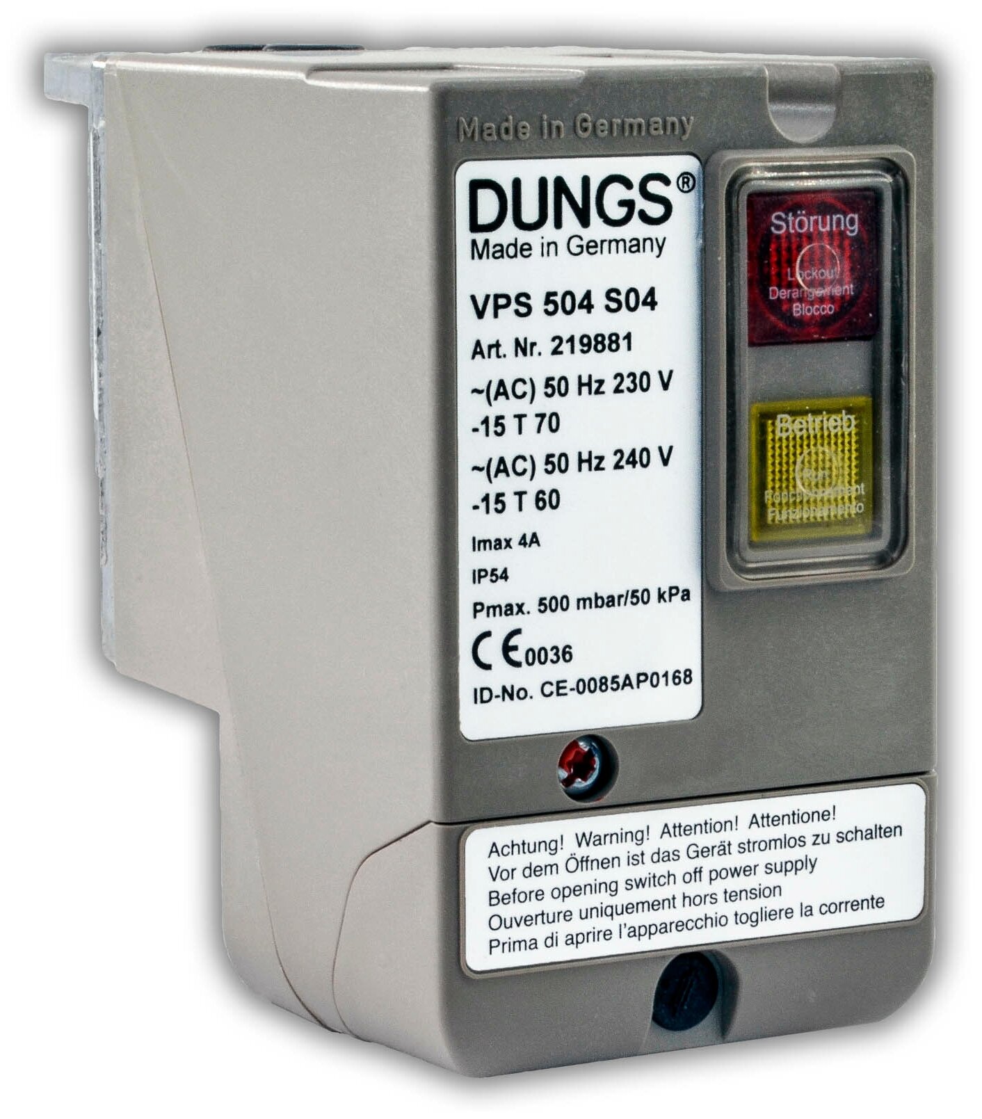 Блок проверки герметичности DUNGS VPS 504 S04 арт.219881