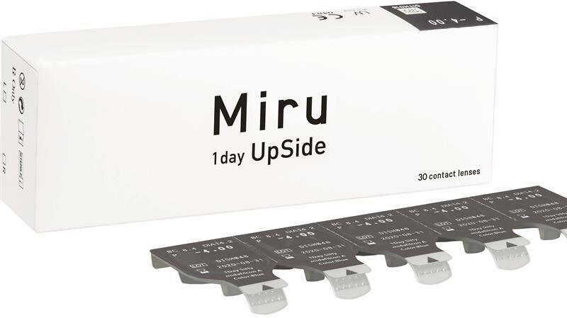 Контактные линзы Menicon Miru 1day Upside, 30 шт., R 8,4, D -2,5, прозрачный