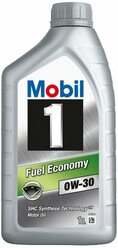 Синтетическое моторное масло MOBIL 1 Fuel Economy 0W-30, 1 л
