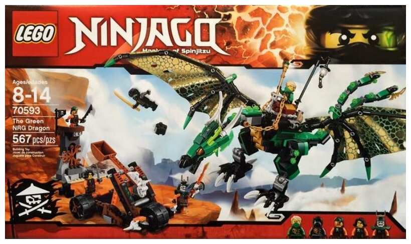 LEGO Ninjago 70593 The Green NRG Dragon
