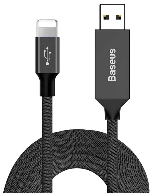 Кабель Baseus Yiven Artistic USB - Lightning (CALYW) 5 м черный фото 1