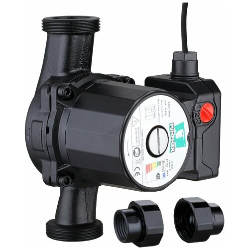 Циркуляционный насос TRS25/6-130 PUMPMAN (Pmax-100Вт, Hmax-6м, Qmax-42л/мин,130мм, с гайками и кабелем) циркуляционный насос grs ss25 6 pumpman нерж pmax 100вт hmax 6м qmax 55л мин 180мм с гайками и кабелем